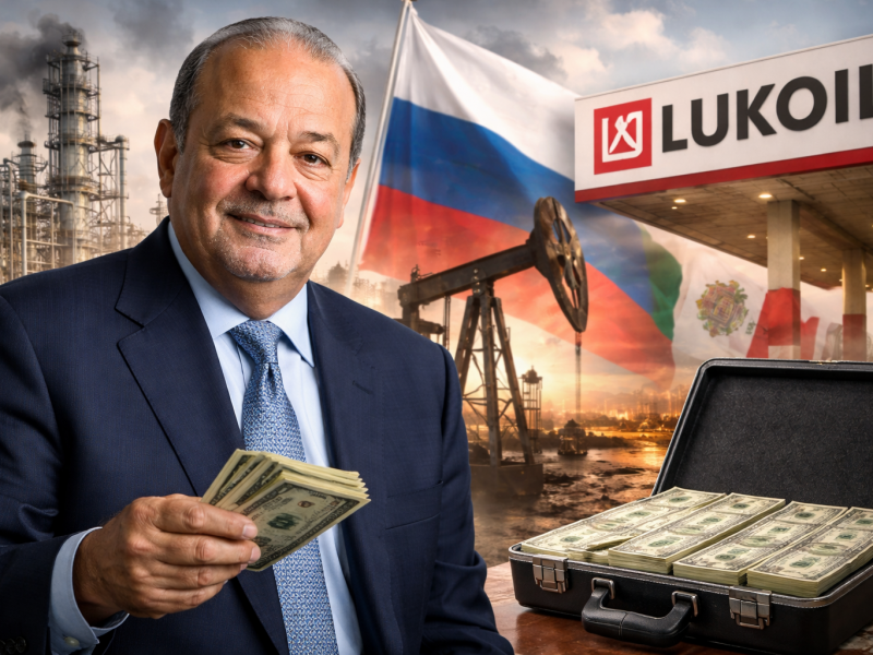 Carlos Slim compra una empresa subsidiaria de la petrolera rusa Lukoil por 270 millones de dólares
