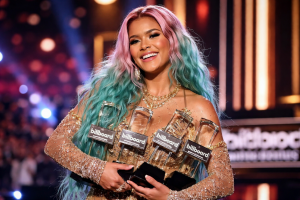 Karol G domina los Billboard de la Música Latina 2025 y consolida su reinado global