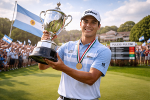Mateo Pulcini gana el Latin America Amateur Championship y asegura su lugar en el Masters 2026