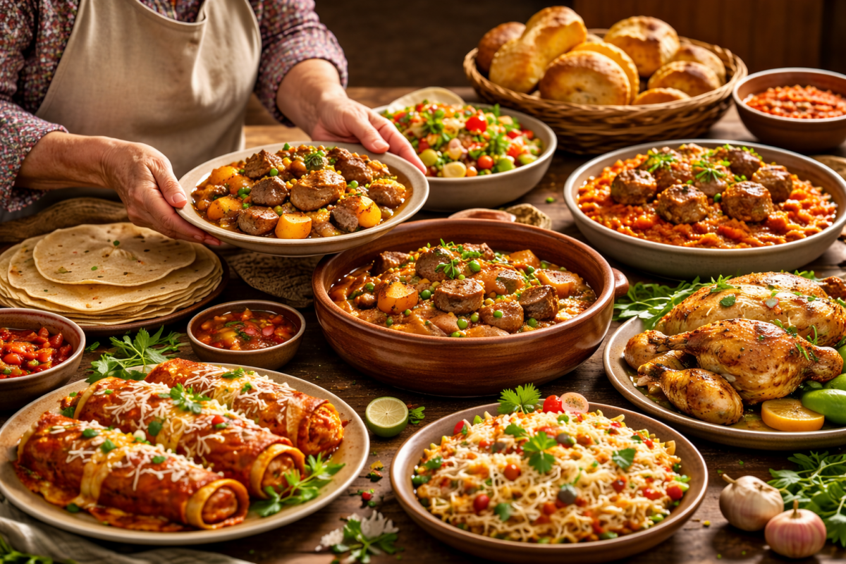 Del fogón a la mesa: platos caseros llenos de historia y sabor